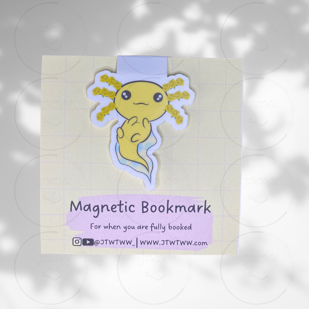 Axolotl Magnetic Bookmark