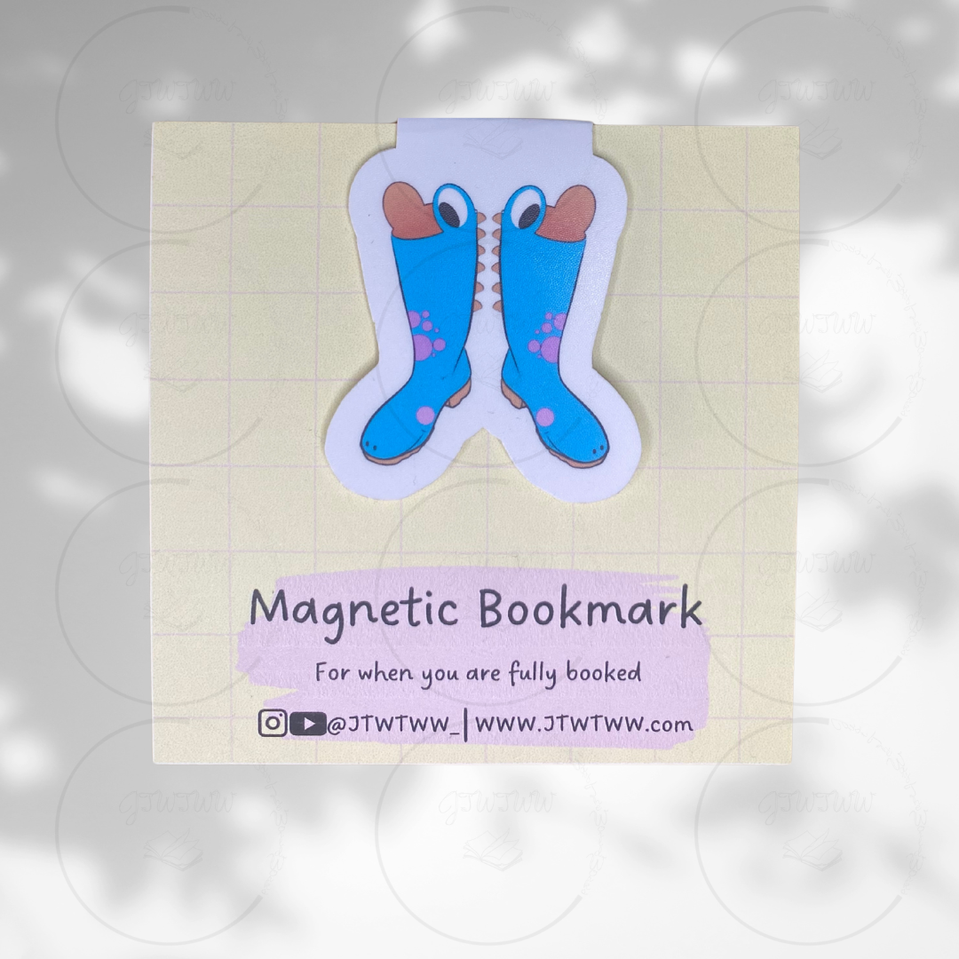 Dino Wellie Boot Magnetic Bookmark