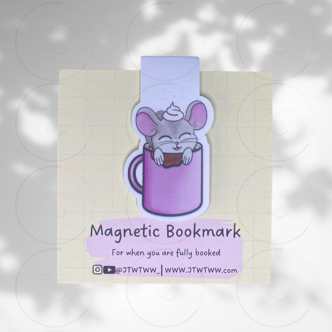 Charlie the Chinchilla Magnetic Bookmark