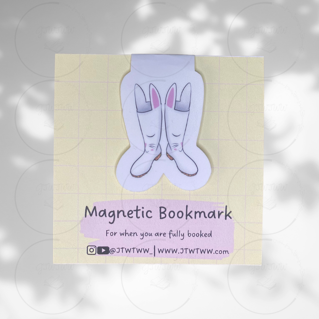 Bunny Wellie Boot Magnetic Bookmark